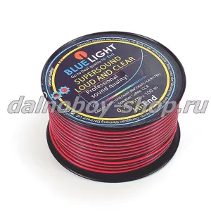 Кабель акустический красно-черный 24/0.20*2С (100м)