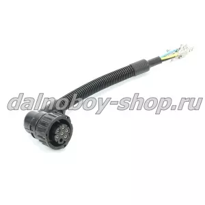 Провод с разъемом для задн. фонаря AMP 6 к. ЭКОНОМ без клемм угловая