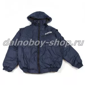 Куртка мужская утепленная с капюшон. IVECO 48-50 синияя.