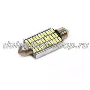 Лампочка салонная "CANBUS" 33SMD 41мм (11002) белая 12-24v (по 10 шт)