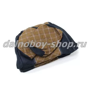 Чехол - сиденье аликанте SHACMAN 2021г. (SH02) / черно-коричневый