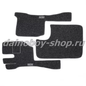 Коврик ворс под ноги Польша (из 3-х) VOLVO FH (после 2009г.) (механика) серый