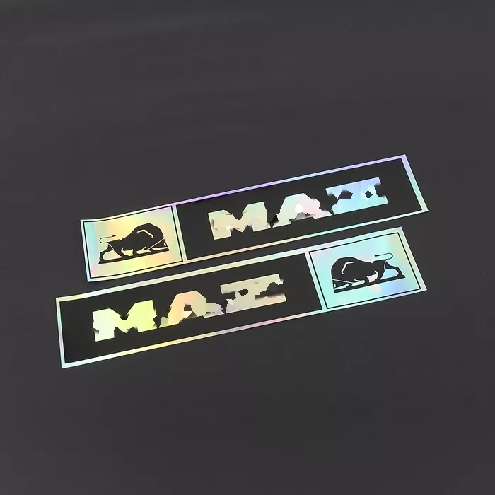 Наклейка эмблема MZ" (9х41см) комплект на 2 стороны	