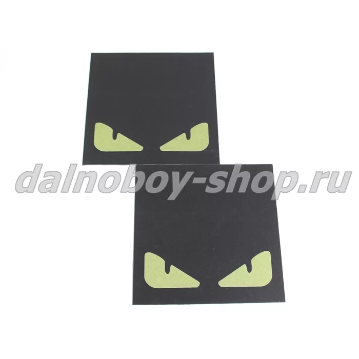 Брызговики задние резина 400*400 ГЛАЗА желтые