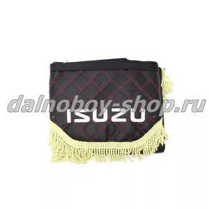 Ламбрекен лоб.+ шторка боковая кожзам 1,8м ISUZU черный