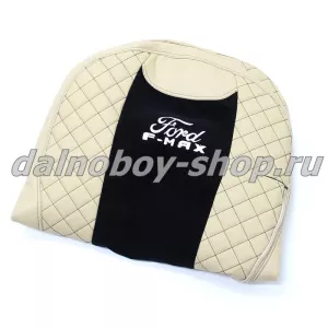 Чехол - сиденье иск.кожа+велюр PREMIUM FORD F-MAX бежево-черный