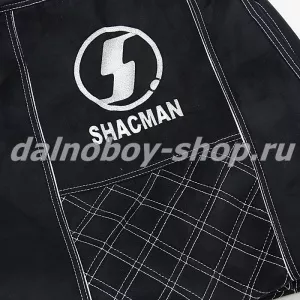 Чехол - сиденье аликанте SHACMAN (SH01) ( 2 сидения с 2 подгол.) черно-черный