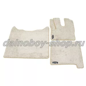 Коврик ворс под ноги Польша (из 3-х) DAF XF-106 (автомат) ФОРТУНА бежевый