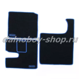 Коврик ворс под ноги Польша (из 3-х) MAN TGX (автомат) синий