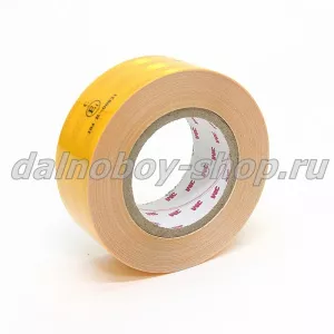 Лента светоотражающая 3М 20м/5см ( соты) желтая