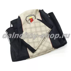 Чехол - сиденье аликанте SCANIA 5серия (1 ремень)(1 выс.1 низ) 2004-2014 черно-беж