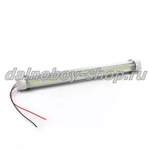Плафон в кабину светодиод 330*30мм / 72LED / 2-х рядный  с выключателем / 12-24V