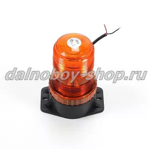 Маяк импульсный LED 10-30v 15W (желт) стационар 99мм*132,5мм БЕЗ МАГНИТА 