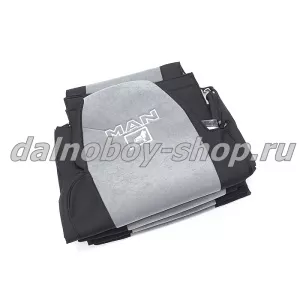Чехол - сиденье MAN TG-A/X/S/M/L  с 2017 (2 ремня)(2 выс.сид.) серый