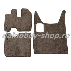 Коврик ворс под ноги Польша (из 3-х) EURO KMZ 5490 2015  (механика) ФОРТУНА  коричневый