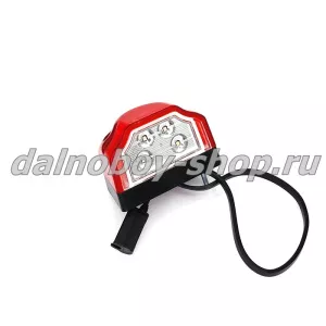 Подсветка номера LED 12-30v FT-031A LED с разъемом QS150 красная