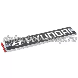 Табличка светящаяся черная 10/50 см. HYUNDAI бел/син 24v узкая