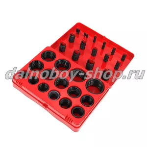 Набор резиновых колец вид А (красный)  382шт