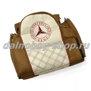 Чехол - сиденье аликанте MERCEDES MP II/III 2004-2013 (2ремня)(2 выс.сид.) коричневый+беж