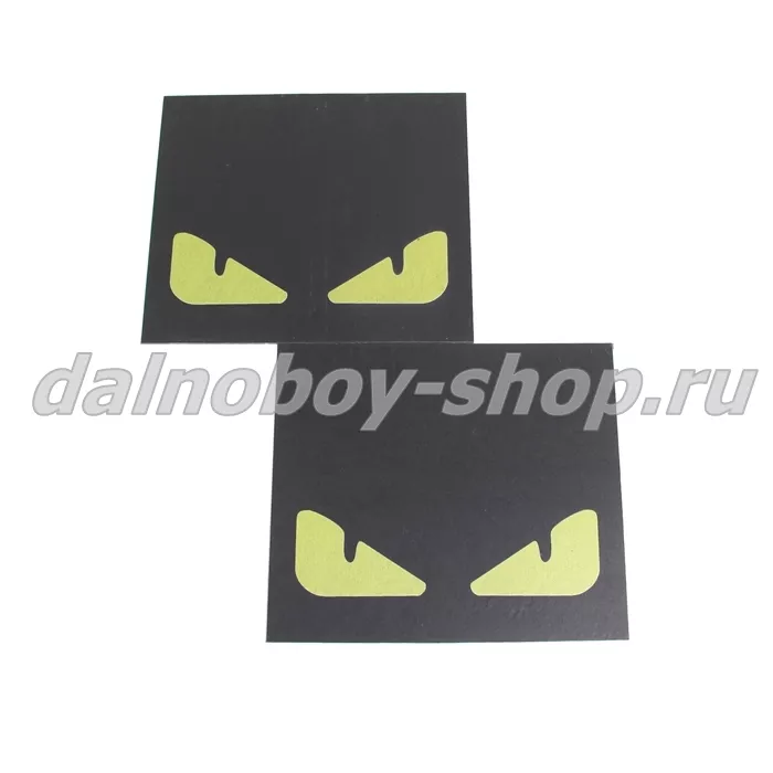 Брызговики задние резина 400*360 ГЛАЗА желтые