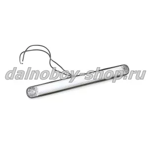 Указатель габ.  LONG 1-рядный LED СПИРАЛЬ (ан.FT-029B) 12-24v белый /15