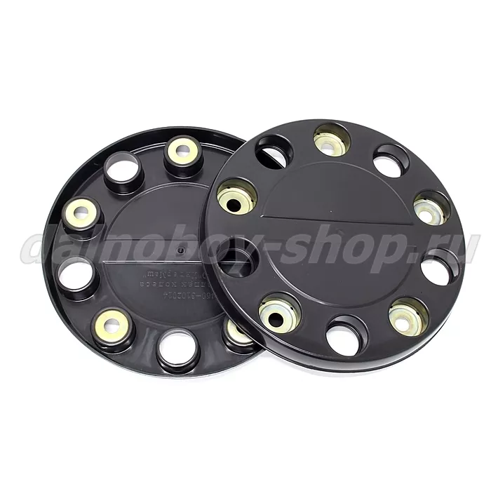 Колпак колеса передний пластик KMZ ( черный с полосой )  