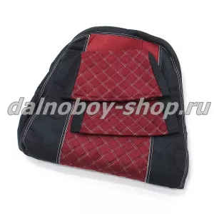 Чехол - сиденье аликанте KMZ EURO 4-5 / ГРАМЕР / (2 сид.1 ремень) / черно+красный