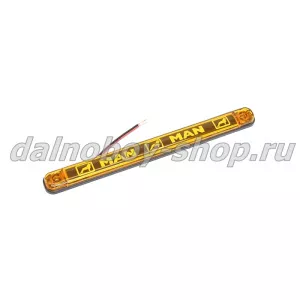 Указатель габ. 2-х рядный LONG LED / НЕОН / MAN / 24v желтый /50