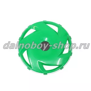 Колпак колеса 22.5 задний ПЛАСТИК NEW ВЕНТИЛЯТОР РОССИЯ зеленый 