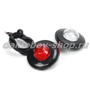 Стекло 102 бело-красное диодное (черное) (25)