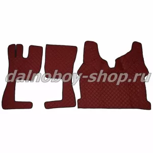 Коврик кож.зам. под ноги Польша VOLVO после 2013г. (автомат) бордо