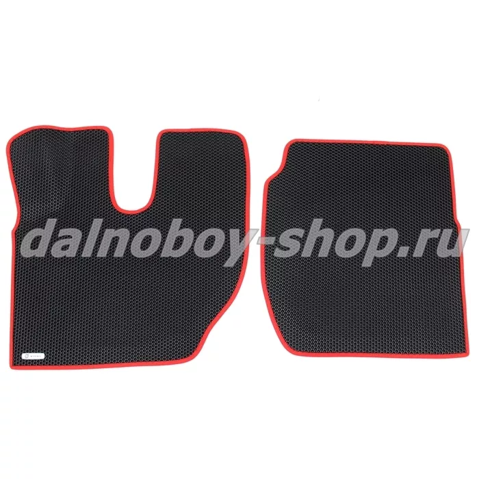 Коврик EVA ( экологич.полимер ) под ноги VOLVO FH-4 (2013->) черн+красн кант