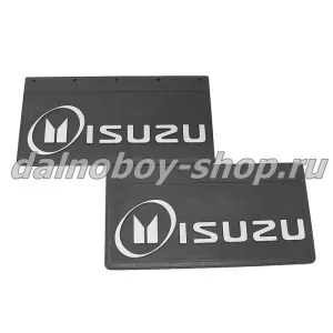 Брызговики передние резина (тиснение) 490*250 ISUZU