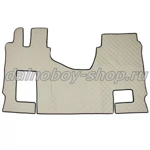 Коврик кож.зам. под ноги Польша MERCEDES MP4 (складное сидение) бежевый