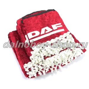 Шторы (2-х сторонние) DAF XF - 95-105 красные