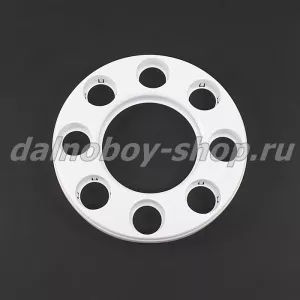 Колпак колеса передний пластик 19,5 СТУПИЧНЫЙ ОБОДОК 8 шпилек / белый