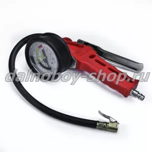 Манометр с пистолетом для подкачки шин / 0-16 бар / Евро / "КОЛИР" TG-23-G