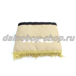 Ламбрекен лоб.+ шторка боковая кожзам 2.2м  HINO бежевый