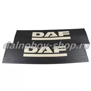 Брызговики длинномер (из 2-х частей) 1200*350 LUXE DAF   белый