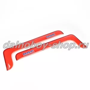 Дефлектор DAF XF-95-105 (малый угол) красный