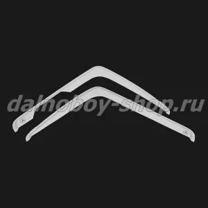 Дефлектор MB ATEGO (больш.угол) белый с вырезом