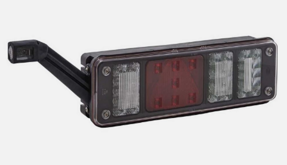 Фонарь задн. KRONE  NEW LED  с разъемом EasyCon 7pin,EasyConn 4x2pin и габ. ФГ-29 левый