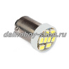 Лампочка габаритная мал./цок 8 SMD (6876) белая 24v (10)