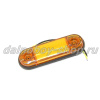 Указатель габ. 2-х рядный MINI LED 12-24v НЕОН / Китай / желтый /10