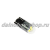 Лампочка габаритная без/цок  T10-2525-3SMD-с линзой- с обманкой(3W)  белая 9-30v (по 10шт) 