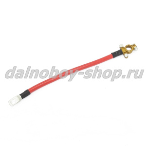 Перемычка сечение 55,  УСИЛЕННАЯ L=35cm  клемма/наконечник (латунь) ( - )