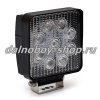 Фара п/т  универ.DF-5027 4,5" 9SMD 27W LED / (Д110-В110-Ш35) /12-24v/