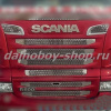 Накладки INOX  на решетку радиатора SCANIA R500  2010-2016