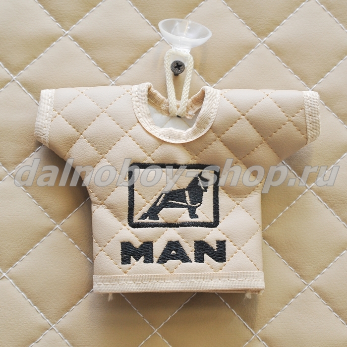 Вымпел "майка" "MAN" беж