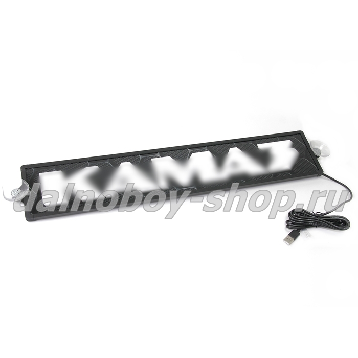 Табличка светящаяся 3d 10/50 см. KMZ 24v 